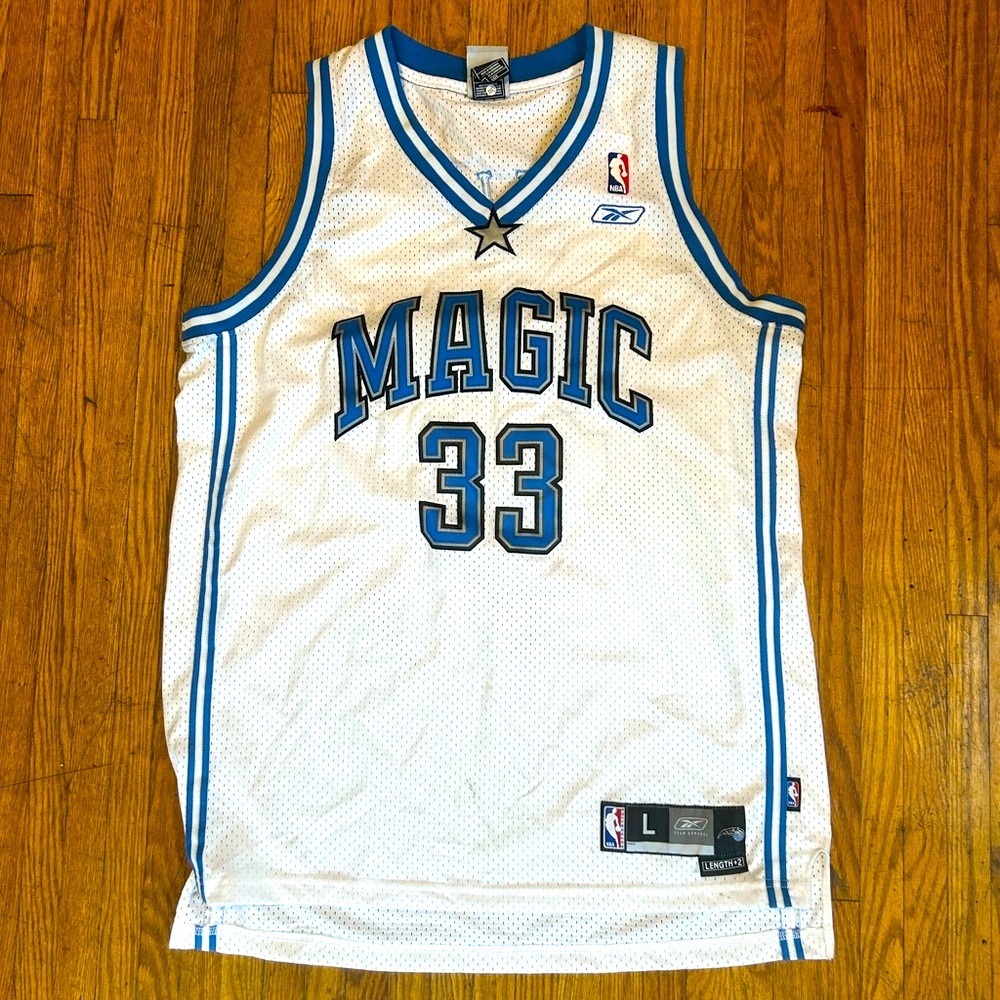 Vintage Reebok Grant Hill Magic Basketball Jersey Large